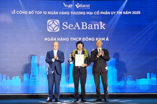 Top 10 Ngân hàng thương mại tư nhân uy tín tiếp tục gọi tên SeABank