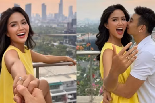 Hoa hậu H'Hen Niê nhận lời cầu hôn từ bạn trai