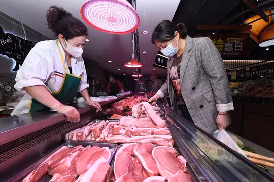 Nga xuất khẩu 39.000 tấn thịt lợn sang Trung Quốc năm 2024