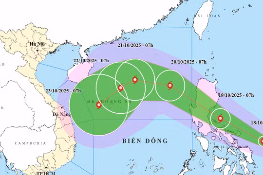 Bão Fengshen hình thành, hướng vào Biển Đông và có khả năng mạnh thêm