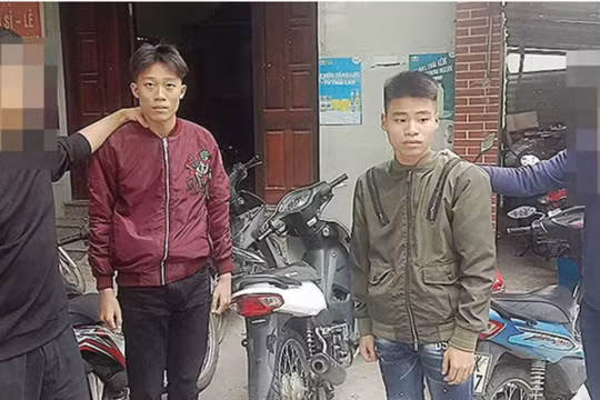 Bắt giữ 2 đối tượng mang theo hung khí cướp xe máy trên cao tốc Hà Nội - Bắc Giang