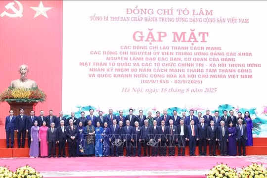 Tổng Bí thư Tô Lâm: Kế thừa thành quả, phát triển những giá trị, tiếp tục đổi mới sáng tạo đáp ứng yêu cầu của thời đại
