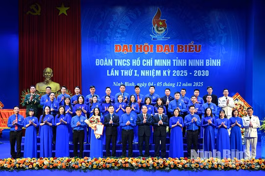 Đoàn Thanh niên tỉnh Ninh Bình quyết tâm hoàn thành 16 chỉ tiêu và 3 khâu đột phá nhiệm kỳ 2025 - 2030
