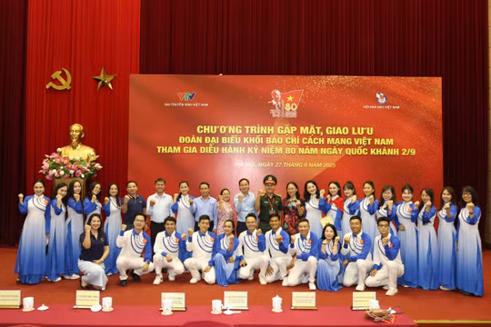 Khối Báo chí Cách mạng Việt Nam: Đoàn kết, nỗ lực góp phần làm nên lễ diễu hành lịch sử