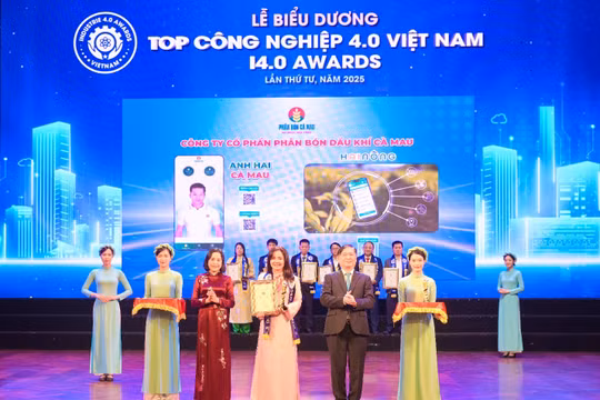 PVCFC đạt cú đúp cúp giải thưởng Industrie 4.0 Awards 2025