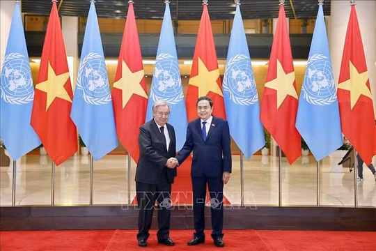 Chủ tịch Quốc hội Trần Thanh Mẫn tiếp Tổng Thư ký Liên hợp quốc