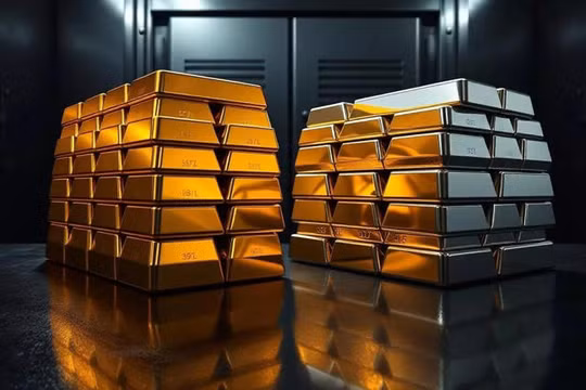 ‏Giá vàng thế giới lao dốc 2.900 đồng/chỉ, giá bạc lập đỉnh mới‏