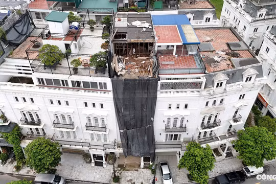 Bài 2: Cận cảnh xây dựng vượt tầng trái phép, ‘băm nát’ quy hoạch Khu đô thị Louis City Đại Mỗ