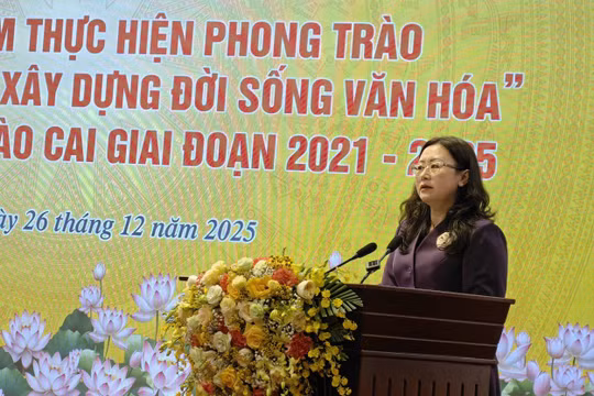 Lào Cai: Phát huy sức mạnh tổng hợp của nhân dân trong phong trào toàn dân đoàn kết xây dựng đời sống văn hóa