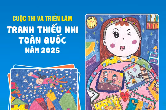 359 tác phẩm được trưng bày tại Triển lãm Tranh thiếu nhi toàn quốc