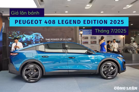 Giá lăn bánh Peugeot 408 Legend Edition phiên bản giới hạn 215 năm