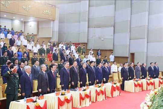 Tổng Bí thư Tô Lâm dự kỷ niệm 110 năm Ngày sinh Tổng Bí thư Nguyễn Văn Linh