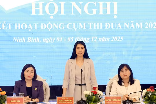 Cụm thi đua Hội LHPN Việt Nam các tỉnh trung du và đồng bằng sông Hồng tổng kết hoạt động năm 2025