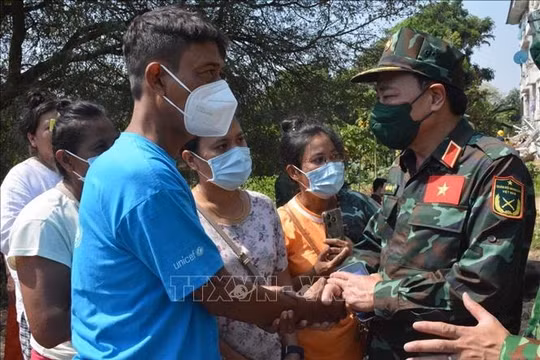 Cứu trợ thảm họa tại Myanmar: Cảm kích Việt Nam