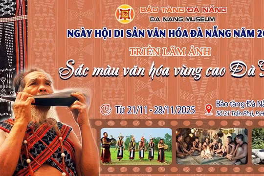 Triển lãm 'Sắc màu văn hóa vùng cao Đà Nẵng' diễn ra từ ngày 21/11