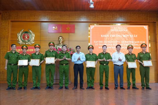 Quảng Ngãi: Thưởng nóng lực lượng Công an phá nhanh chuyên án cắt trộm dây cáp ngầm