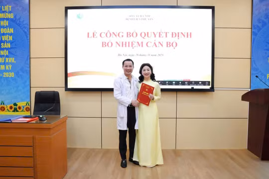 ThS.BSCKII Nguyễn Thị Mỹ Dung giữ chức Trưởng khoa Hỗ trợ sinh sản & Nam học Bệnh viện Phụ Sản Hà Nội