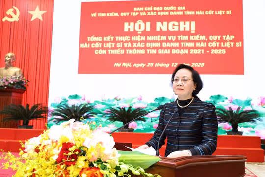 Đến năm 2030: Tìm kiếm, quy tập 10.000 hài cốt liệt sĩ, xác định danh tính 23.000 mẫu ADN