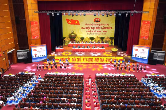 Khai mạc trọng thể Đại hội đại biểu Đảng bộ tỉnh Quảng Trị lần thứ I, nhiệm kỳ 2025-2030