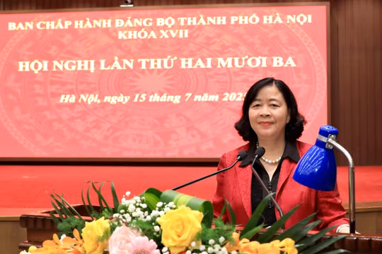 Thống nhất phương hướng công tác nhân sự Đại hội Đảng bộ TP Hà Nội