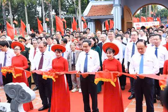 Khánh thành Khu lưu niệm Trưởng Ban Thường trực Quốc hội khóa I Bùi Bằng Đoàn