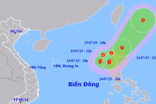 Áp thấp nhiệt đới mới sắp vào Biển Đông, khả năng mạnh lên thành bão
