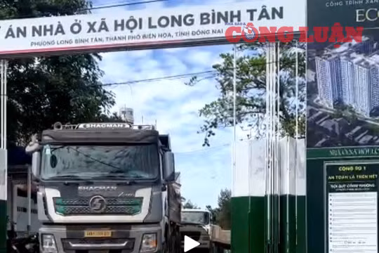 Đồng Nai: Phát lộ vụ vận chuyển đất trái phép từ dự án nhà ở xã hội Long Bình Tân