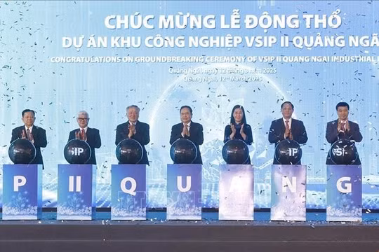 Phát triển Khu công nghiệp VSIP II Quảng Ngãi theo hướng thông minh, hiện đại và bền vững