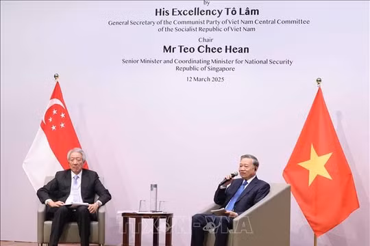 Tổng Bí thư Tô Lâm phát biểu chính sách tại Trường Chính sách công Lý Quang Diệu