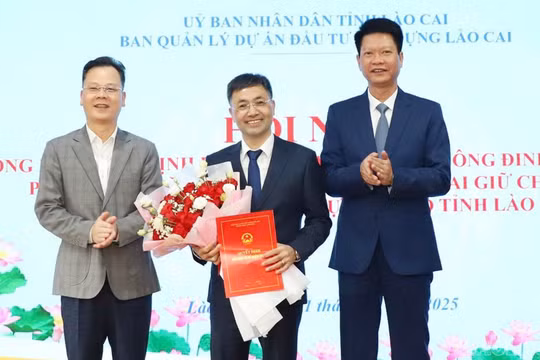 Ông Đinh Văn Đăng làm Giám đốc Ban QLDA ĐTXD tỉnh Lào Cai