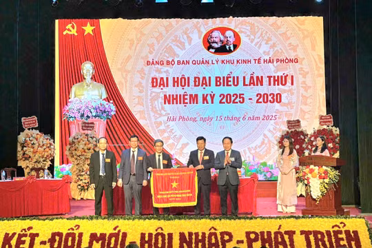 Ban quản lý Khu kinh tế Hải Phòng hoàn thành vượt mức các chỉ tiêu nhiệm kỳ 2020-2025