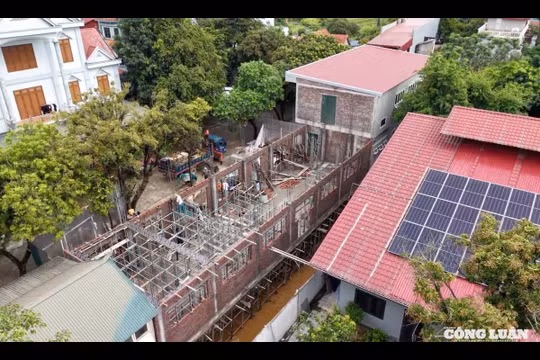 Phú Thọ: Cận cảnh công trình ngang nhiên vi phạm trên đất công tại xã Thanh Thủy