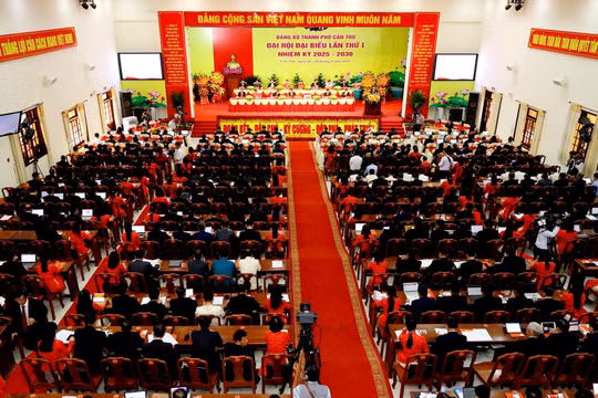 Khai mạc Đại hội Đảng bộ TP Cần Thơ lần thứ I, nhiệm kỳ 2025 – 2030