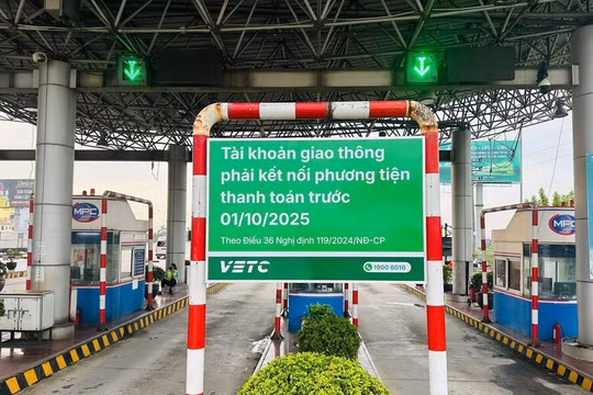 Không để gián đoạn hoạt động vận tải khi chuyển đổi tài khoản thu phí