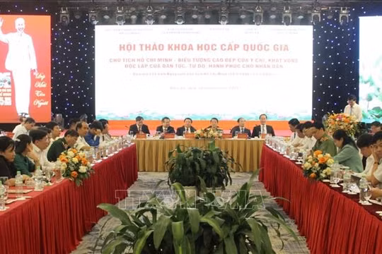 Chủ tịch Hồ Chí Minh - Biểu tượng cao đẹp của ý chí, khát vọng độc lập của dân tộc, tự do, hạnh phúc cho nhân dân