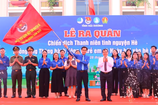 Hải Dương ra quân Chiến dịch thanh niên tình nguyện hè 2025
