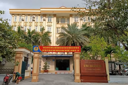 Kỷ luật cán bộ thuộc Sở GD&ĐT tỉnh Thanh Hoá