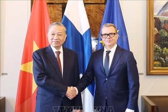 Tổng Bí thư Tô Lâm hội kiến Thủ tướng Phần Lan, thúc đẩy quan hệ Đối tác Chiến lược Việt Nam – Phần Lan