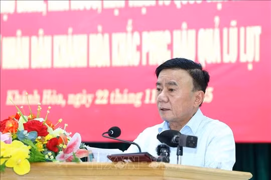 Thường trực Ban Bí thư chỉ đạo công tác khắc phục hậu quả mưa lũ