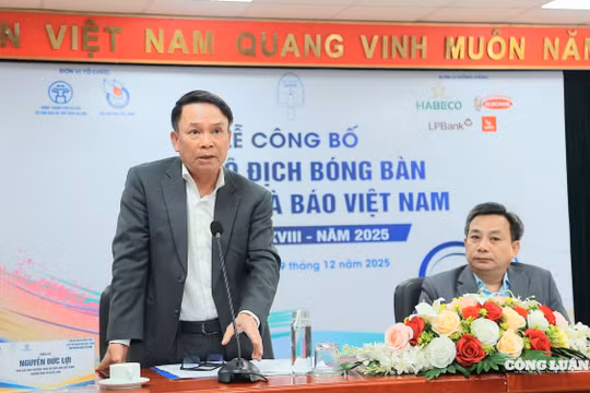 Giải Bóng bàn Cúp Hội Nhà báo Việt Nam 2025: Dấu ấn kỷ niệm 100 năm Ngày Báo chí Cách mạng Việt Nam