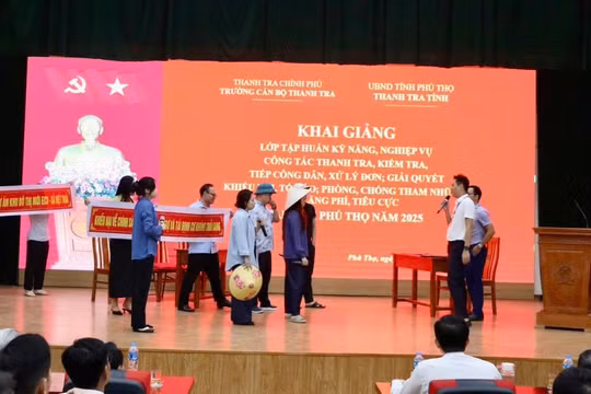 Tập huấn nghiệp vụ lĩnh vực thanh tra: Tình huống giả, hiệu quả thật