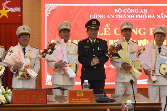 Bộ Công an quyết định giải thể công an quận, huyện tại Đà Nẵng từ ngày 1/3