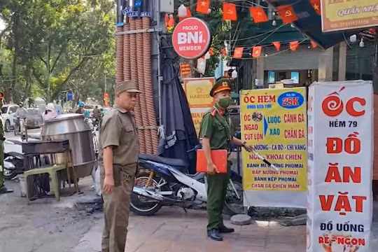Kiểm tra, xử lý văn minh đô thị tại phường Tương Mai, Hà Nội