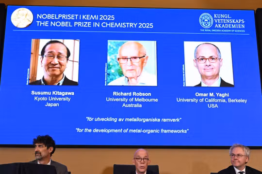 GS. Omar M. Yaghi – Chủ nhân Giải thưởng VinFuture nhận Giải Nobel Hóa học 2025