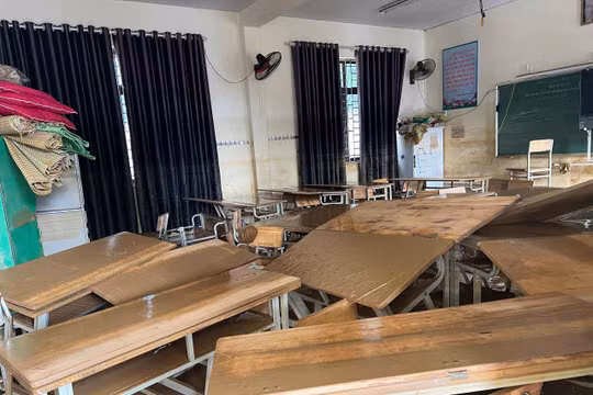 Ngành giáo dục Thái Nguyên gồng mình khắc phục hậu quả mưa lũ, sớm đưa học sinh trở lại trường
