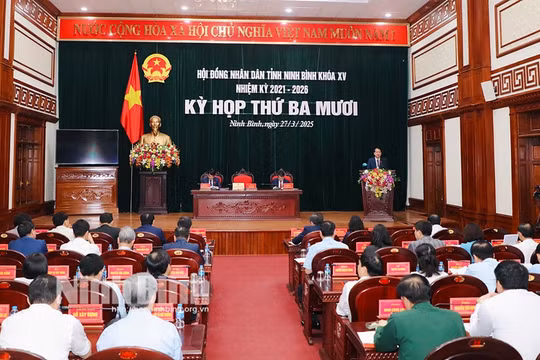 HĐND tỉnh Ninh Bình thông qua 9 dự thảo Nghị quyết tại kỳ họp thứ 30