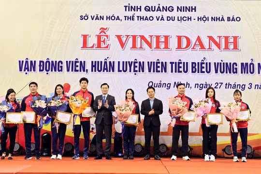 Vinh danh vận động viên, huấn luyện viên tiêu biểu Vùng mỏ năm 2024