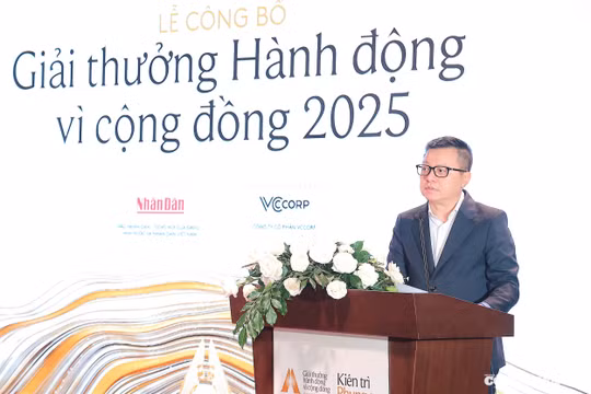 Báo Nhân Dân công bố Giải thưởng Hành động vì cộng đồng năm 2025