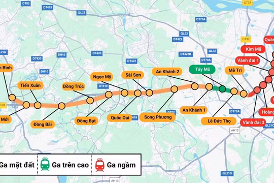 Tuyến metro số 5 tạo đà cất cánh cho đô thị phía Tây Hà Nội