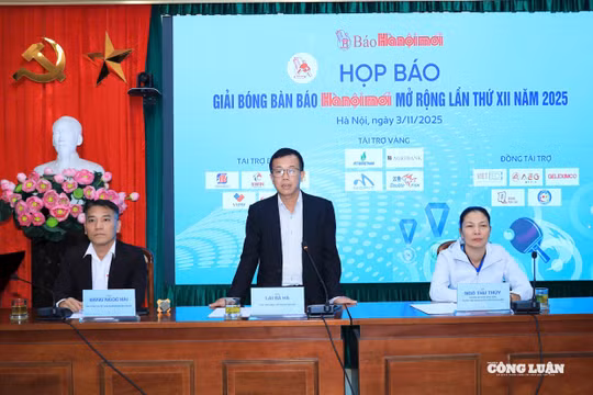 Báo Hànộimới phát động Giải Bóng bàn mở rộng lần thứ XII, quy tụ gần 400 tay vợt toàn quốc